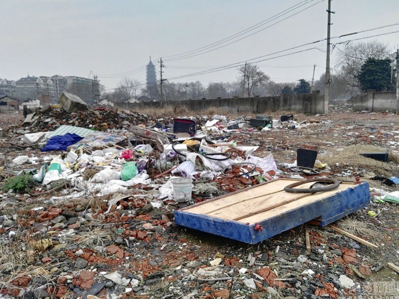 Nanjing for a waste site dumping thousands of tonnes of rubbish